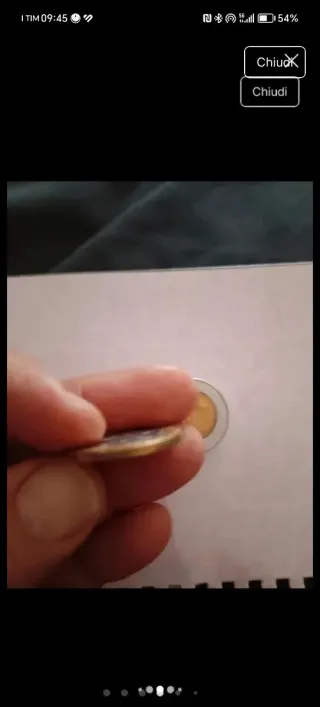 2 Monete Lire Italiane 1000 e 500