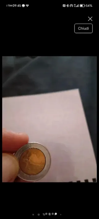 2 Monete Lire Italiane 1000 e 500