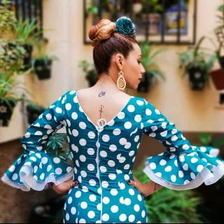 Vestido Flamenca Lunares