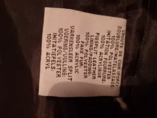 Chaqueta de ante marrón mujer
