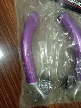 Acoples Manillar Megamo Morado