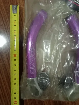 Acoples Manillar Megamo Morado