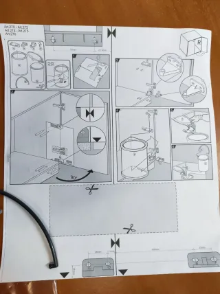 Papelera de armario Emuca gris NUEVA 13 L