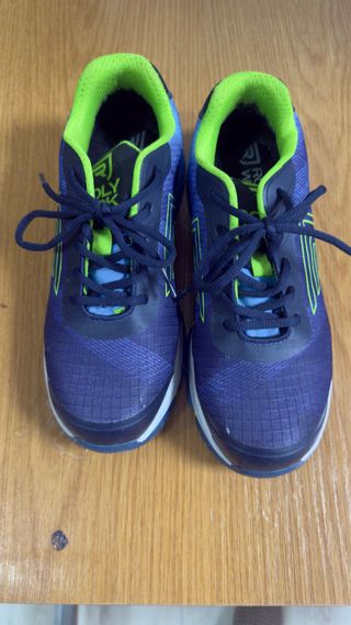 Zapatos de trabajo Roly azules y verdes