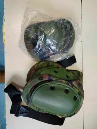 Rodilleras y coderas originales ejército camuflaje