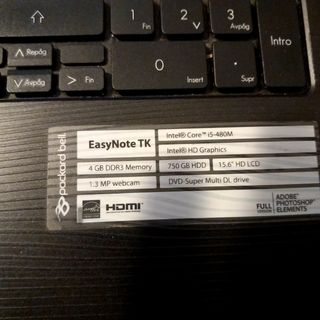 Packard Bell Portátil Negro