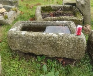 Pilón Rústico de Granito 108x66x39