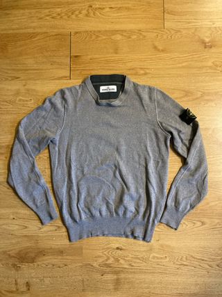 Maglione Stone Island Grigio Uomo