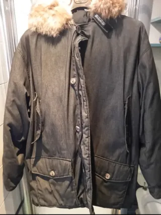 Parka Woolrich grigio taglia M