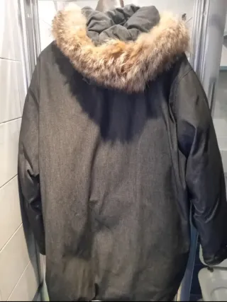 Parka Woolrich grigio taglia M