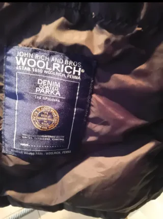 Parka Woolrich grigio taglia M