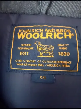 Parka Woolrich grigio taglia M