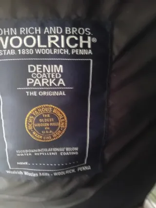 Parka Woolrich grigio taglia M