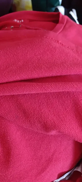 Sudadera Guess Roja con Cordones