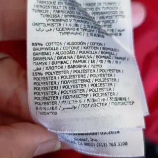 Sudadera Guess Roja con Cordones