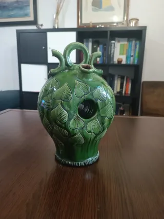 Botijo Cerámica Esmaltada Montserrat Vintage