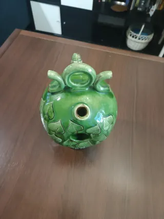 Botijo Cerámica Esmaltada Montserrat Vintage