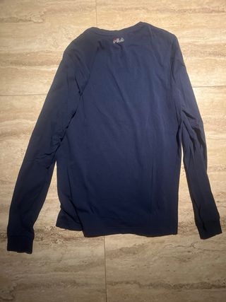 Camiseta Fila Manga Larga Azul