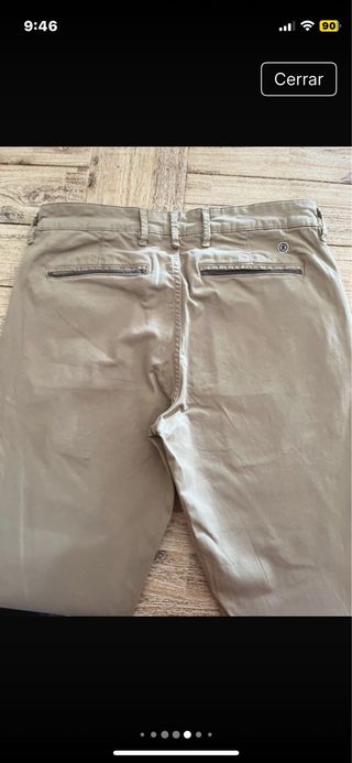 Pantalón chino Serge Blanco beige