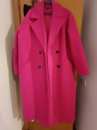 Abrigo Paula Echevarría Rosa Fucsia Primark