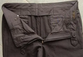 Pantaloni uomo lana Corneliani neri
