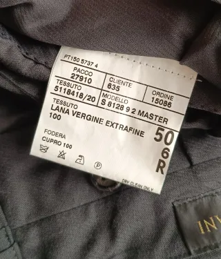 Pantaloni uomo lana Corneliani neri