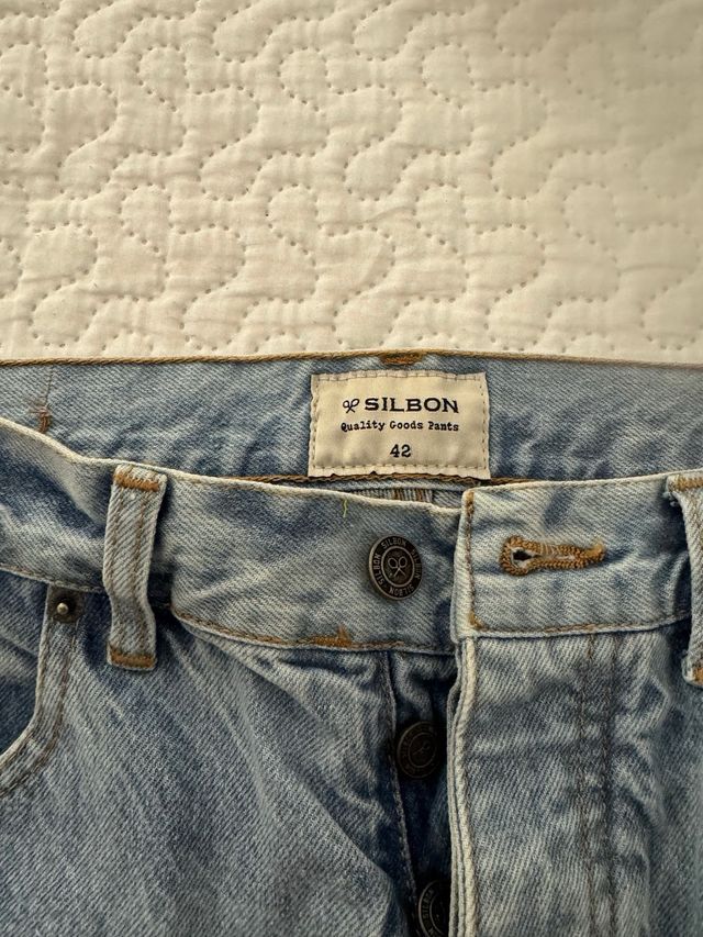 Pantalón Vaquero Silbon Azul Talla 42