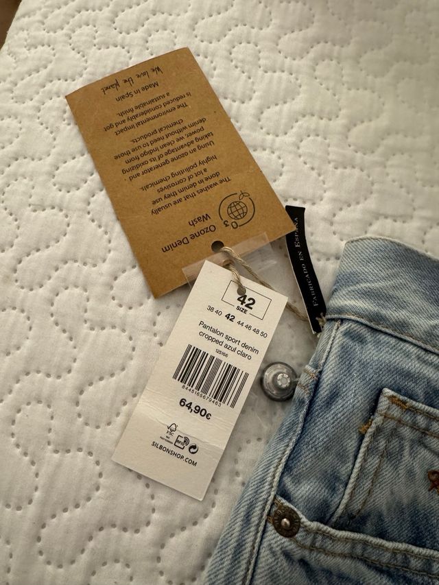 Pantalón Vaquero Silbon Azul Talla 42