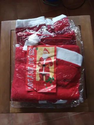 Traje Papa Noel Talla Adulto