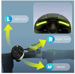 Casco para Bici Favoto con luces y control remoto