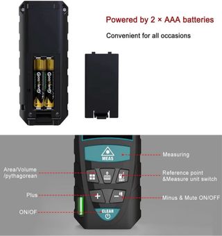 MILESEEY Telémetro Láser 50M S2
