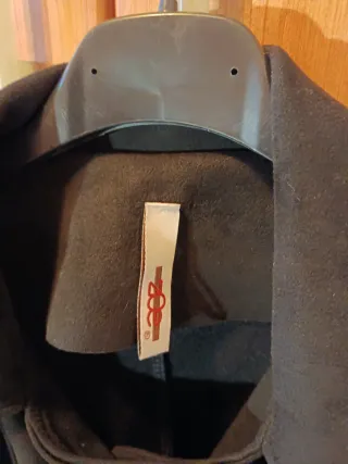 Giubbino donna nero con cintura