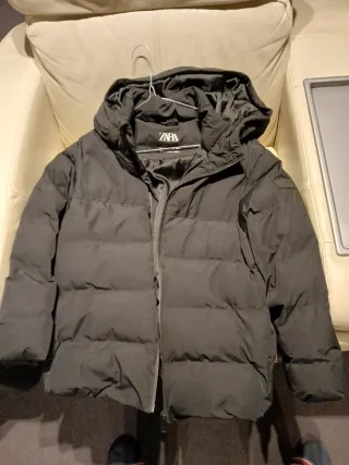 Abrigo niño ZARA negro