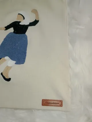 Bolsa Tote Bordada pagesa mallorquina