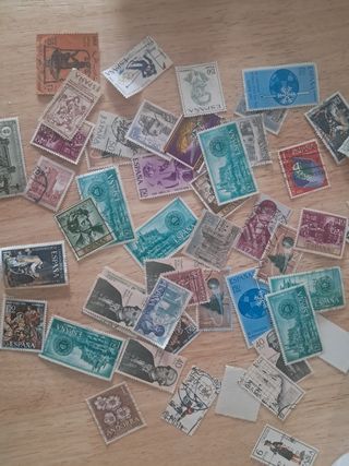 Lote de sellos de España y Andorra antiguos