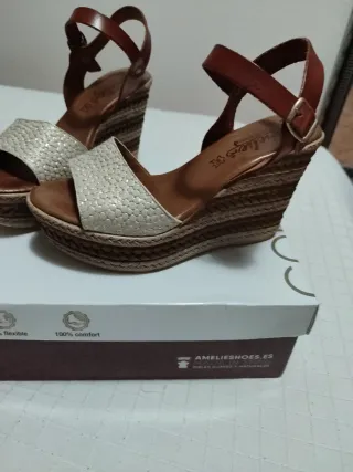 Sandalias Amelie Piel Talla 38