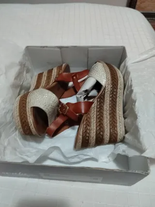 Sandalias Amelie Piel Talla 38