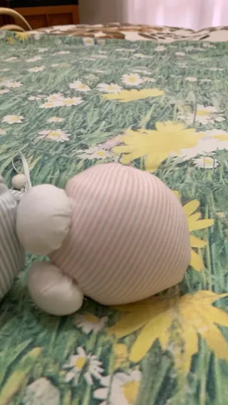 Set 2 bamboline con cappello a cono