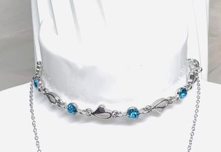 SET DE COLGANTE Y PULSERA DE PLATA DE LEY