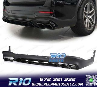 DIFUSOR MERCEDES GLC X253 15-18 LOOK AMG GLC63 PDC + COLAS E