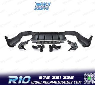 DIFUSOR MERCEDES GLC X253 15-18 LOOK AMG GLC63 PDC + COLAS E