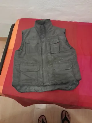 Chaleco multibolsillos T-XL gris