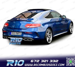 DIFUSOR MERCEDES CLASE C C205 COUPÉ 15-18 AMG PDC + COLAS E