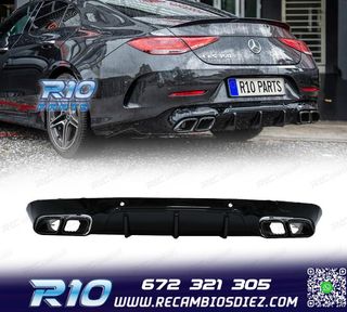 DIFUSOR MERCEDES W257 18-24 LOOK AMG CLS63