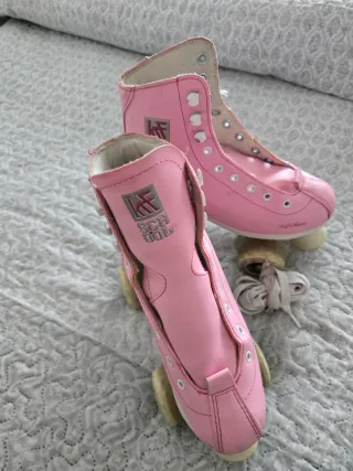 Patines rosas infantiles