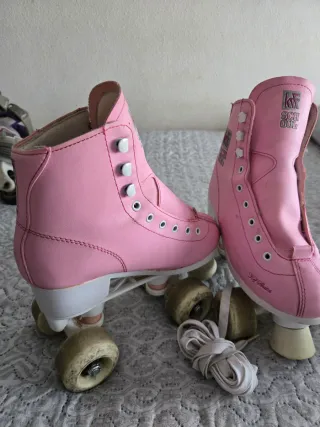 Patines rosas infantiles