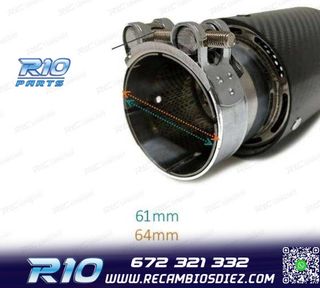 COLA ESCAPE BMW LOOK M CARBONO