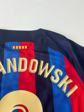 Camiseta original FC Barcelona 2022 Lewandowski 9