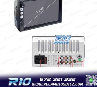 RADIO 2DIN GPS 7" TÁCTIL BLUETOOTH USB SD