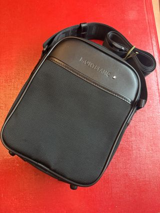 Bandolera Montblanc Negra Caballero